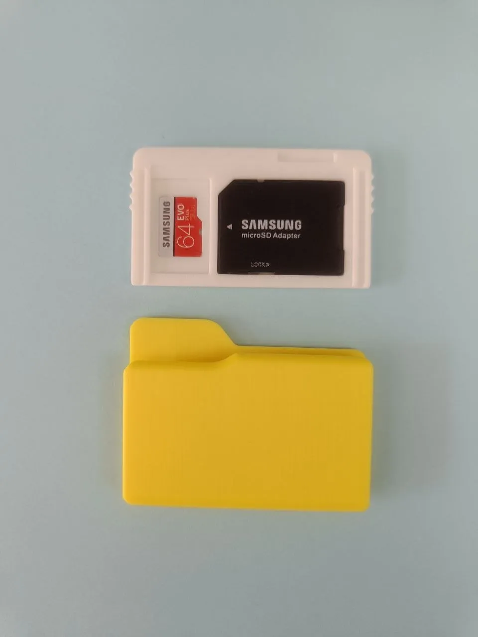 Органайзер чехол для карт памяти MicroSD и SD в виде папки, защитный кейс холдер для флешек и адаптеров — изображение 3