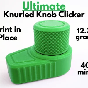 Механический антистресс кликер с крутилкой Ultimate Knurled Knob Clicker.