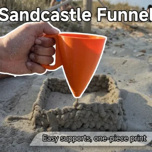 Лейка-воронка для песчаных замков Sandcastle Funnel / Игрушка для пляжа и песочницы пластик