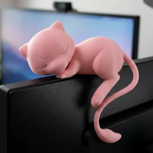 Декоративная фигурка Покемон Мью (Mew) на монитор подставка статуэтка Pokémon 3D печать