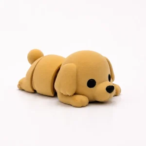 Развивающая игрушка-антистресс Щенок подвижный Flexy Puppy, гибкая 3D фигурка собака песочная из пластика