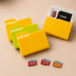 Органайзер чехол для карт памяти MicroSD и SD в виде папки, защитный кейс холдер для флешек и адаптеров
