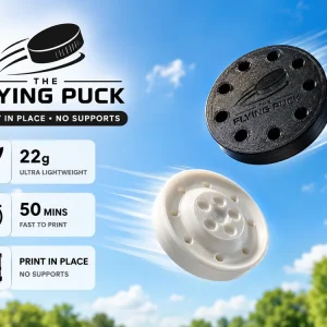 Мини фризби летящая шайба The Flying Puck, летающий диск карманный для активных игр на улице пластиковый