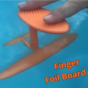 Фингерборд гидрофойл Finger Foil Board, минисерф для пальцев на подводном крыле оранжевый